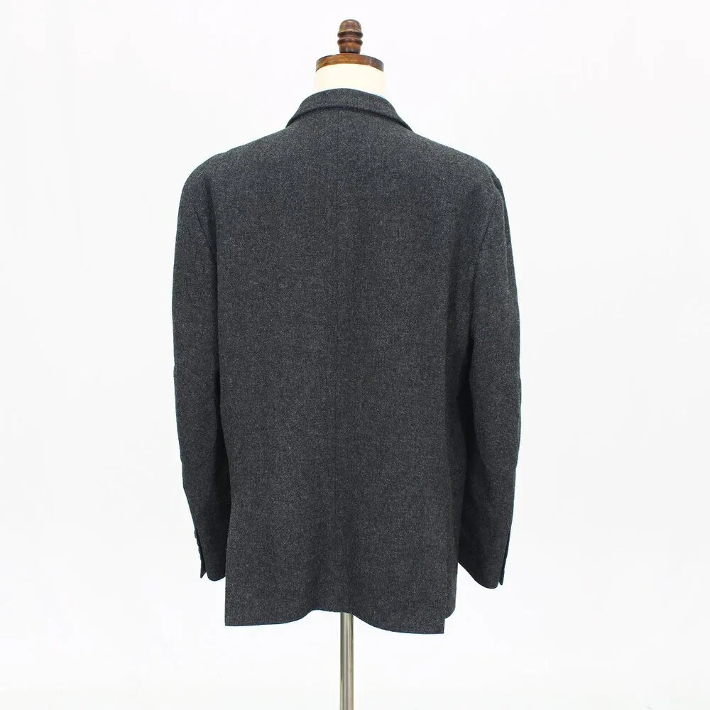 Kenneth Cole 46L Gray Solid 2-Button Sport Coat Blazer Jacket T722